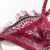 Sexy Transparent Thong Eyelash Lace T Panties Women Plus Size Lace Panties G-string