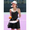 CHARMLEAKS Tenniskjole for kvinner med shorts Golfkjole Trening Justerbar treningskjole Activewear