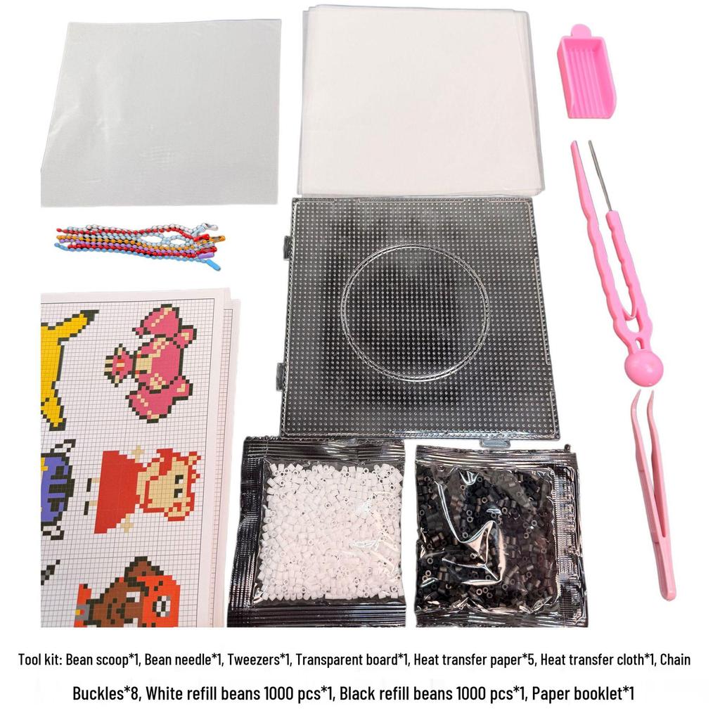 High-Quality 2.6mm Multi-color Perler Beads DIY Educational Puzzle Set