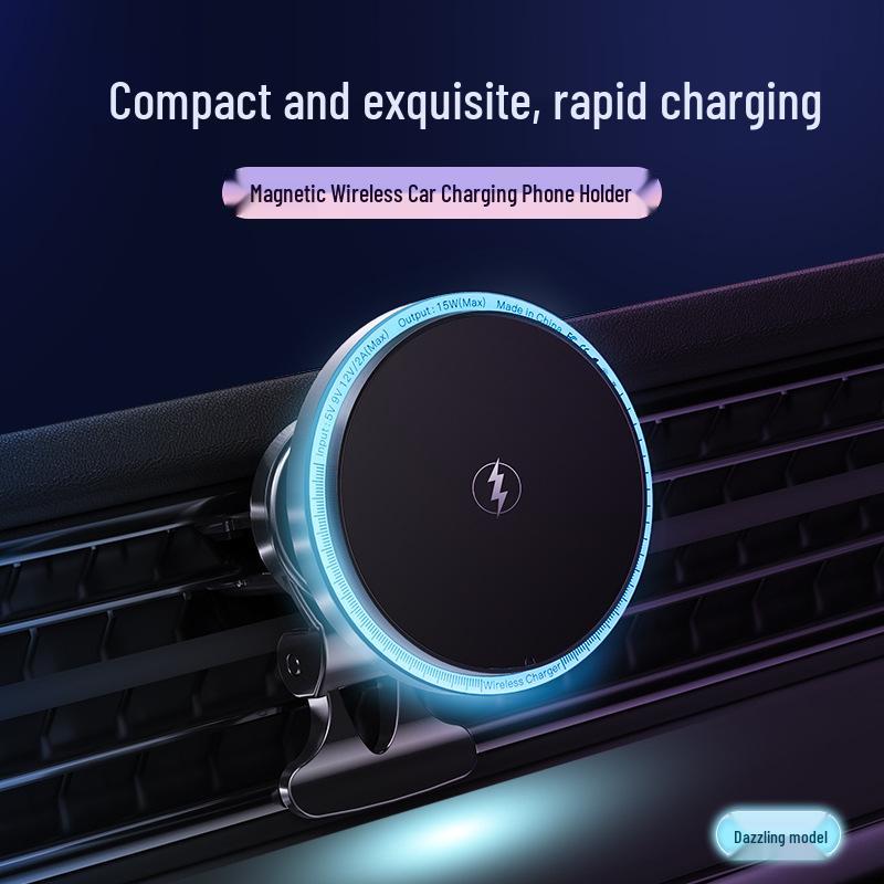 MagSafe Car Mount: Fast Wireless Charger for Apple Phones