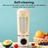 Portable Juicer Cup USB Rechargeable Blender with 12-Blade Mini Smoothie Maker On-the-go Juice Maker for Travel