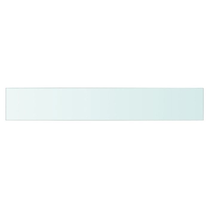 Panneau d'étagère - vidaXL - Verre transparent - 90 x 15 cm - Verre trempé - Contemporain