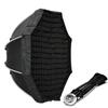 Octagonal Softbox with Bowens Mount 120cm Portable Foldable Quick Release Soft Box with Grid and Diffuser