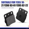 L10A Motorcycle Rear Brake Linings- Disc Brake Pad For  YZ65 2018- , YZ80 E/F/LWF/LWG/G 1993- 2001, YZ85 2002-