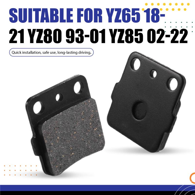 L10A Motorcycle Rear Brake Linings- Disc Brake Pad For  YZ65 2018- , YZ80 E/F/LWF/LWG/G 1993- 2001, YZ85 2002-