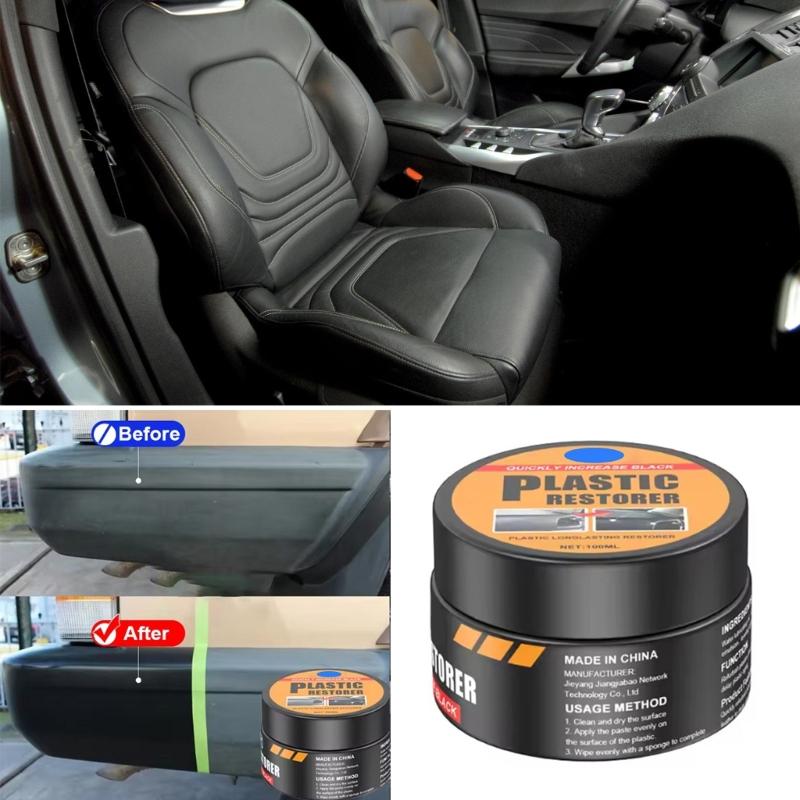50/100ml Plastic Plating Refurbishing Agent Plastic Restorer Refurbish Agent for Interior Plastic Parts Coating Agent