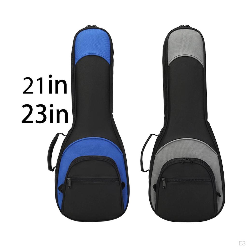 Ukulele Bag Sponge Padding Gig with Adjustable Shoulder Strap and Carrying Handle for