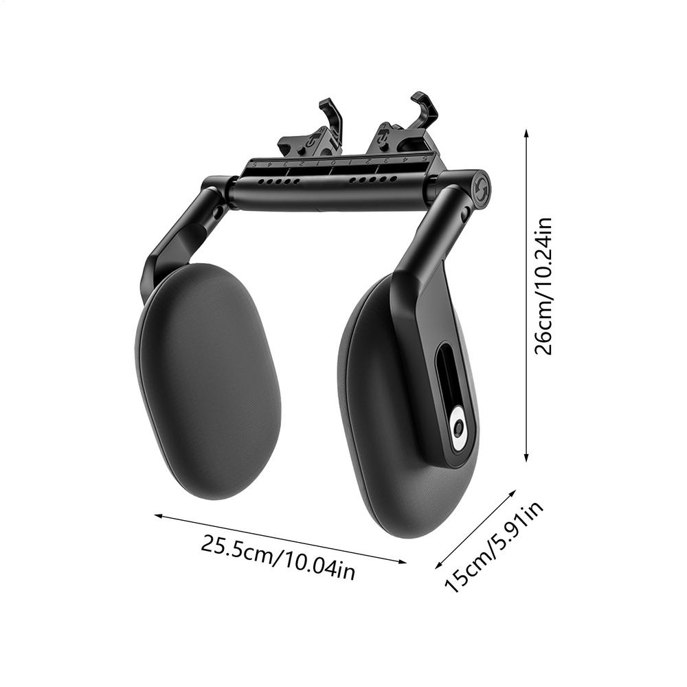 Adjustable Car Neck Headrest Pillow Cushion Side Pillow With Storage Hook Car Sleep Side Head Support Pad For Adults Kids