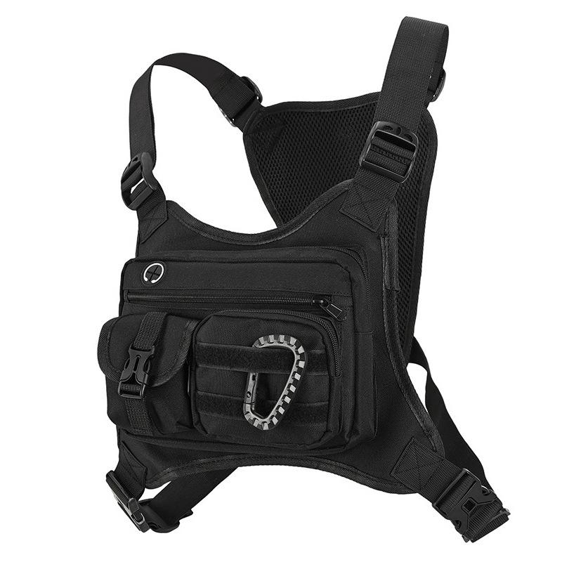 1 Stück Taktische Brusttasche für Herren Laufrucksack Multifunktionaler Westengurt Taktische Weste Wasserdicht und verschleißfest