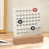 Perpetual Calendar Date Record Handmade DIY Ring Ornaments Cute Desk Calendar Week Month for Office Supplies Home Kitchen Decor