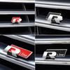 AABKX1 Kovový odznak přední mřížky automobilu pro Volkswagen VW Rline Jetta Beetle CC Golf Passat GTI GTD MK3 MK5 Touareg Scirocco Lavida