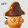 Halloween Costume Accessories Nutcracker Head Masque, Realistic Puppet Full Face Theatrical Performance Supplies Masque for Festivals, Costume,