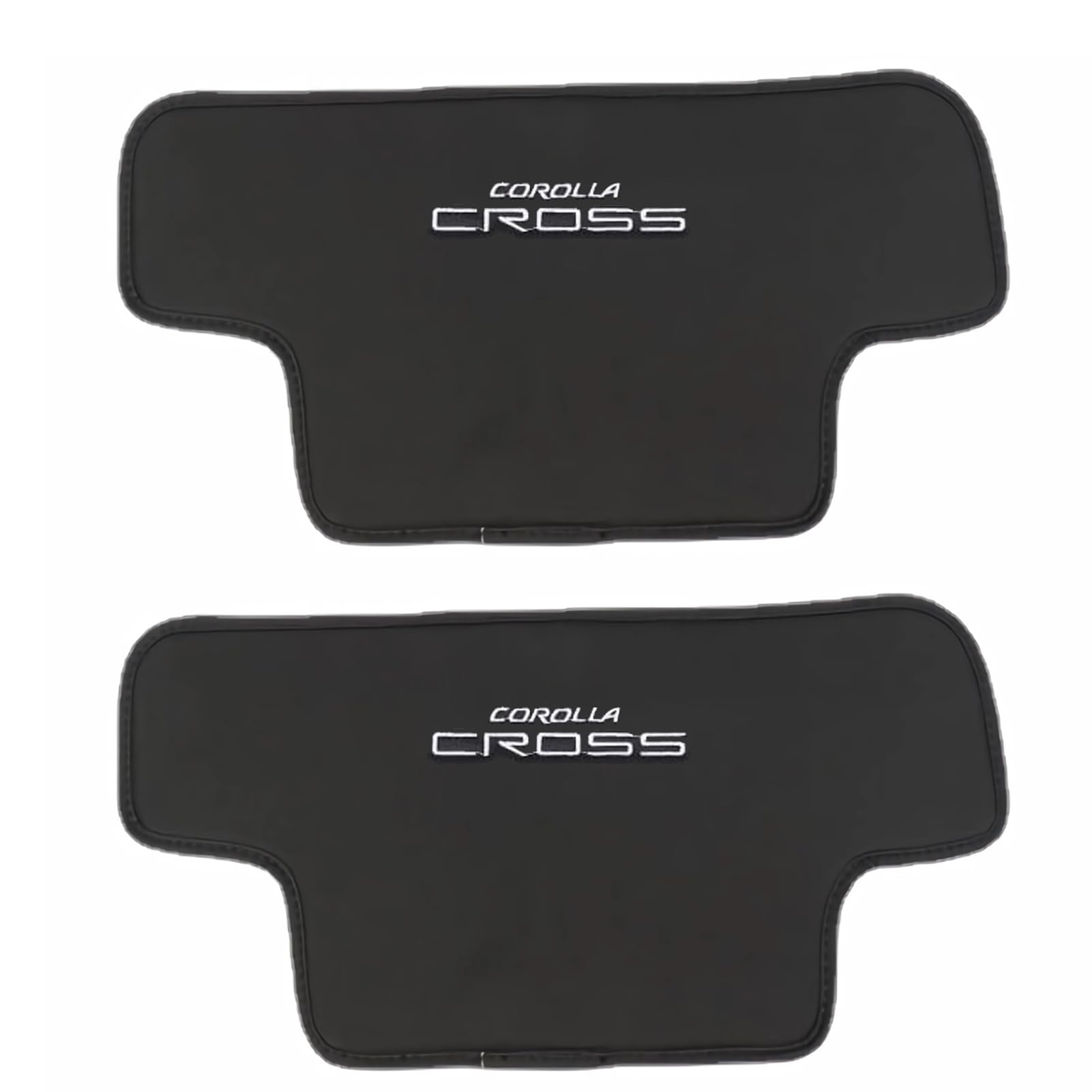 

Защитные накладки на спинки сидений Beyond Self для Toyota Corolla Cross (10-я серия), Вышитый логотип, набор из 2 предметов