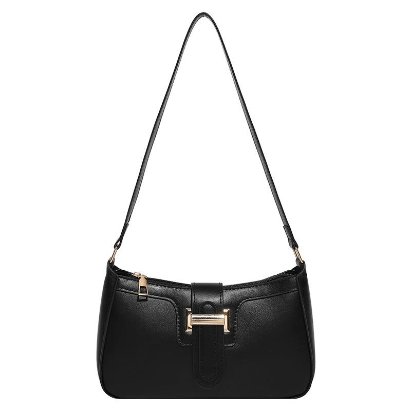 Retro Korean Chic Women's Shoulder Crossbody Bag - Textured, Stylish, High-Value, and Casual.