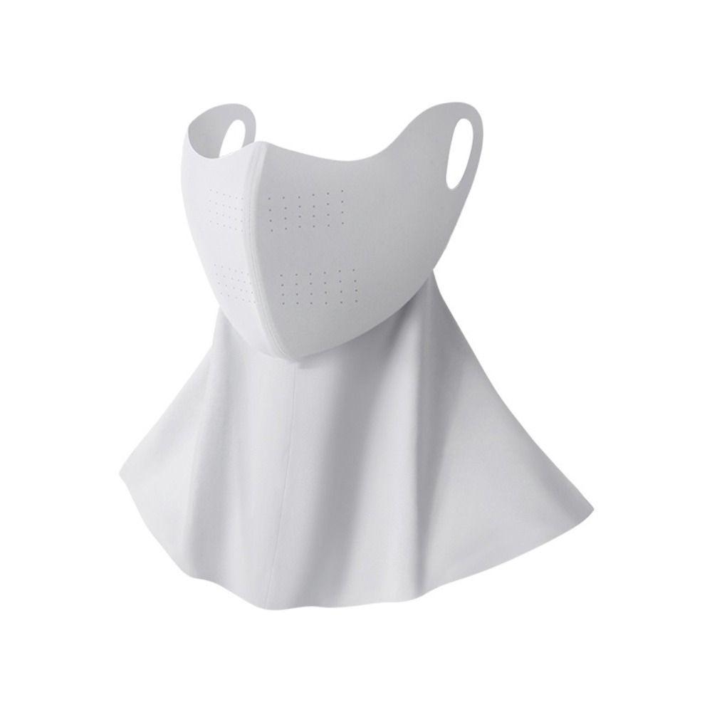 Neck Anti UV Sunscreen Mask Summer Face Cover Elastic Ice Silk Mask Hiking