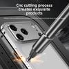 Best Selling Products Aluminum Metal Frame Phone Case for iPhone 17 Pro Max Mobile Accessories Lens Protective Orange Antishock