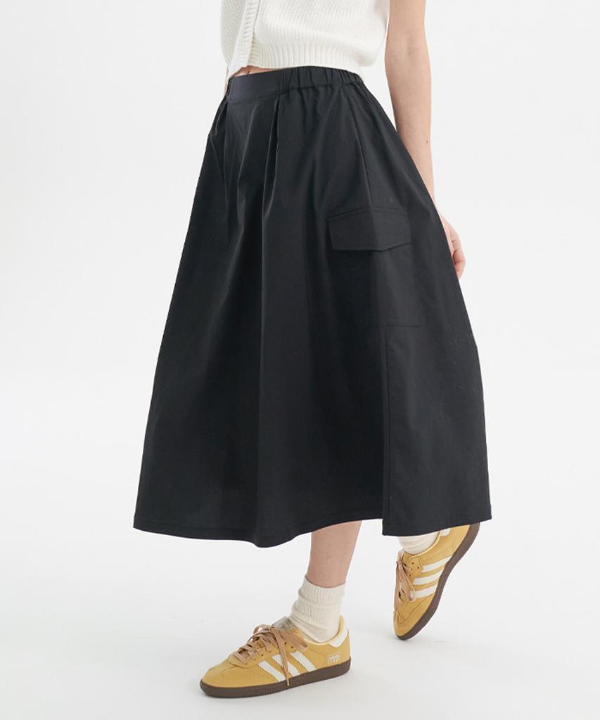 Sekeonseukin Side Pocket A-Line Skirt