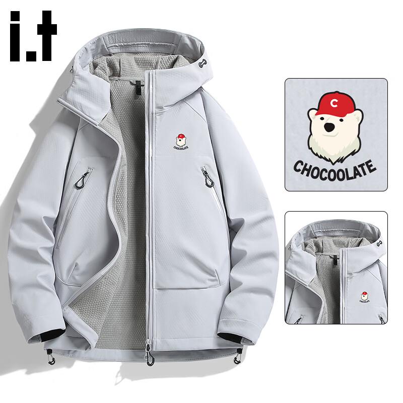 

CHOCOOLATEIT Men s Loose Fit Hooded Jacket L