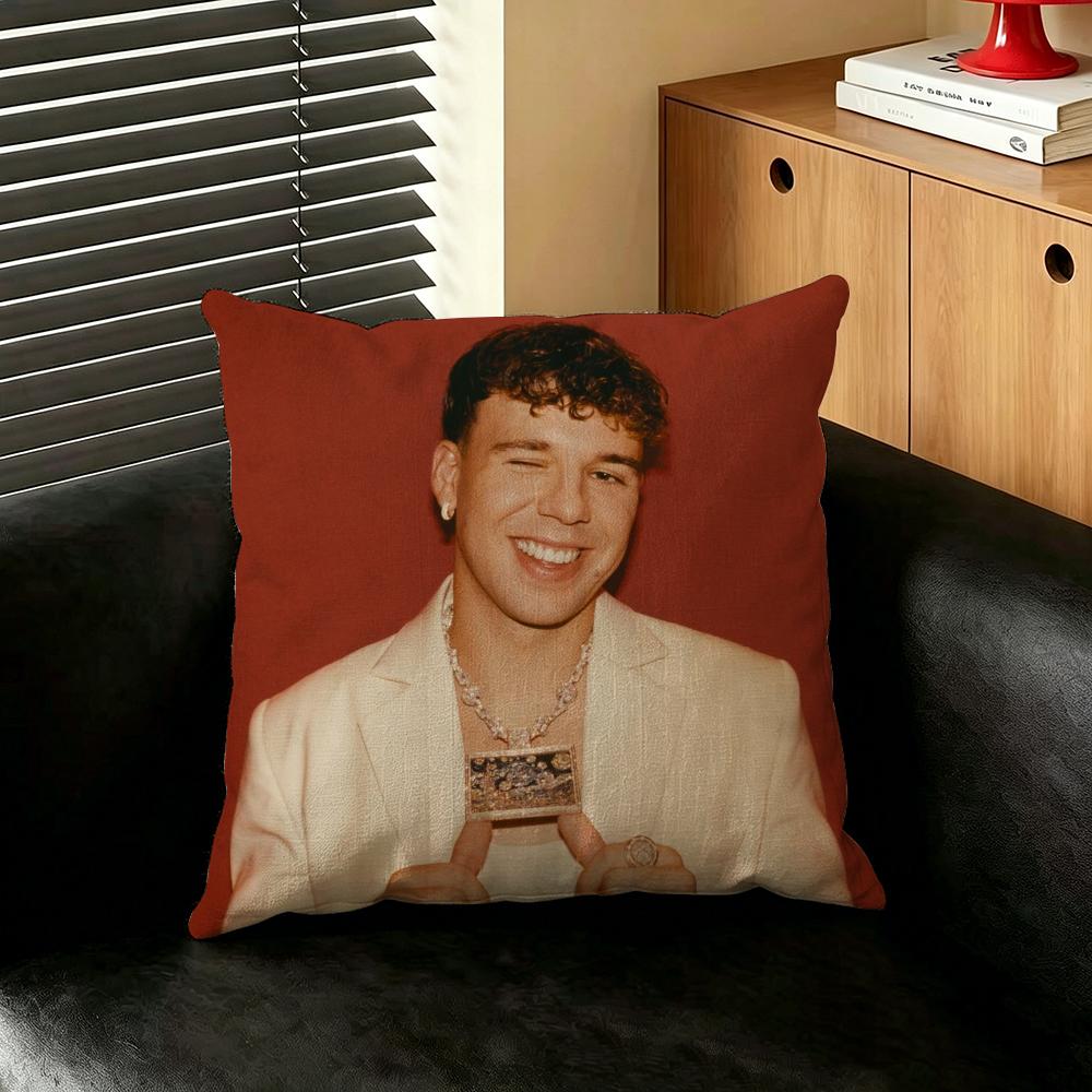Music QQuevedo BBuenas Cushion Cover Creative Pillowcases for Interior Decoration Office Living Room Home Car Hot