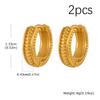 Ethnic Huggies Earring for Men Boys,Punk Stainless Steel Hoop Earring,Male Pierced Earring Jewelry Gift