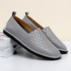 Fashion 2025 Spring Autumn Hot Selling Men's Genuine Leather Shoes Massage Sole Comfortable Men's Loafers Simple Trendy Business Shoes