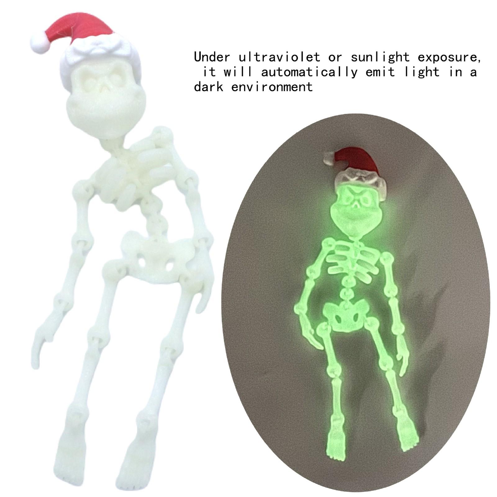 

Игрушка-фигурка скелета, напечатанная на 3D-принтере, подарок, поделка One Size