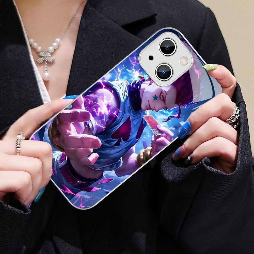

Hunter Animal Hisoka Phone Case For IPhone 14 13 12 Mini 11 Pro XS Max X XR 14 Plus Tempered Glass Cover iphone 11pro max