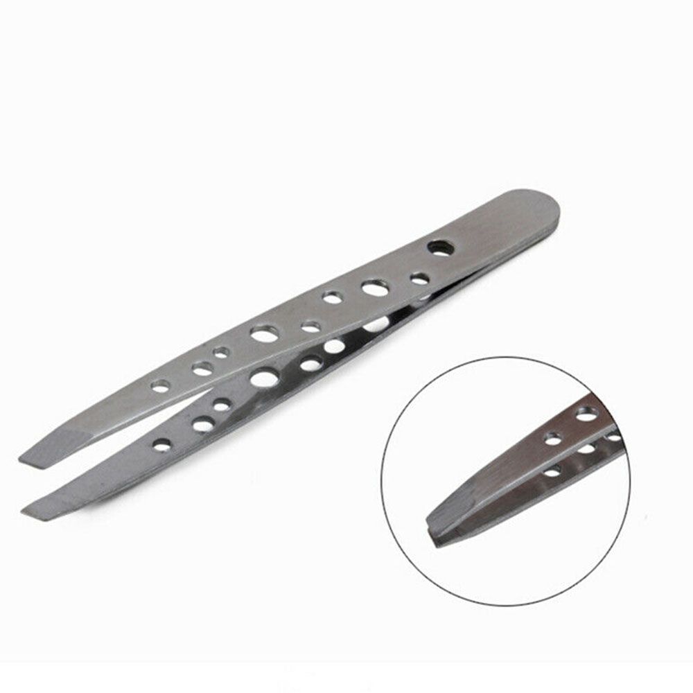 Tools Beard Tweezers Stainless Steel Tweezers Bevel Brow Clip Threading Tweezers Eyebrow Clip