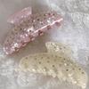 Fashionable Acetate Hair Clip With Rhinestones Perfect For Women Enhancing Their Look Prom Event Or Casual Outings