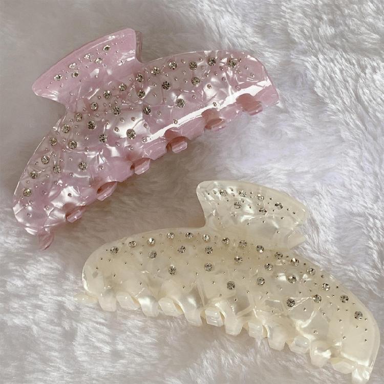 Fashionable Acetate Hair Clip With Rhinestones Perfect For Women Enhancing Their Look Prom Event Or Casual Outings