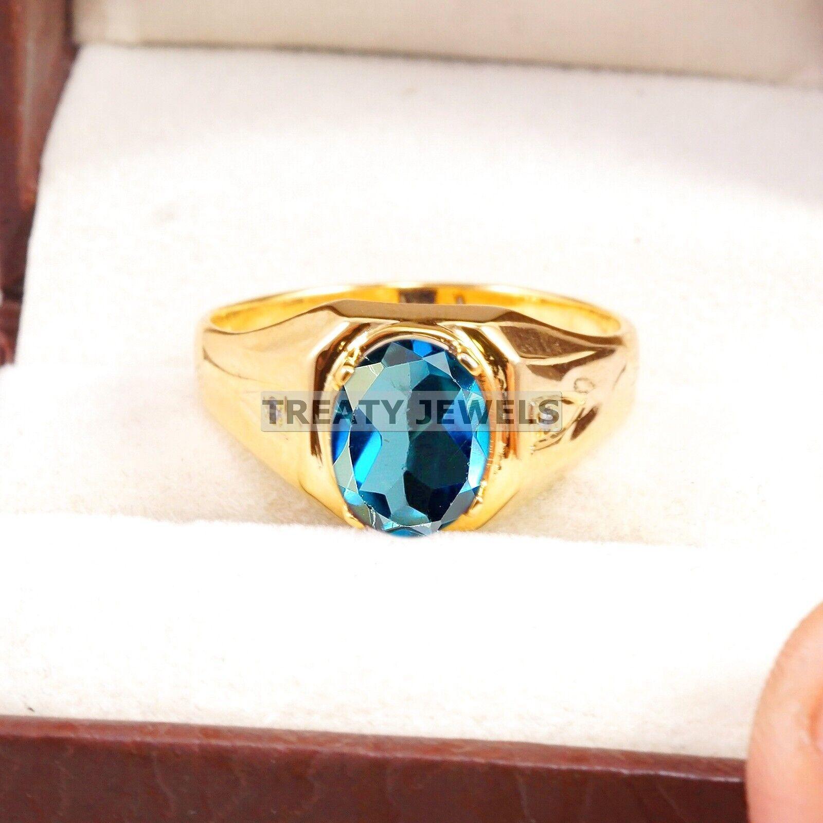 London Blue Topaz Oval With 925