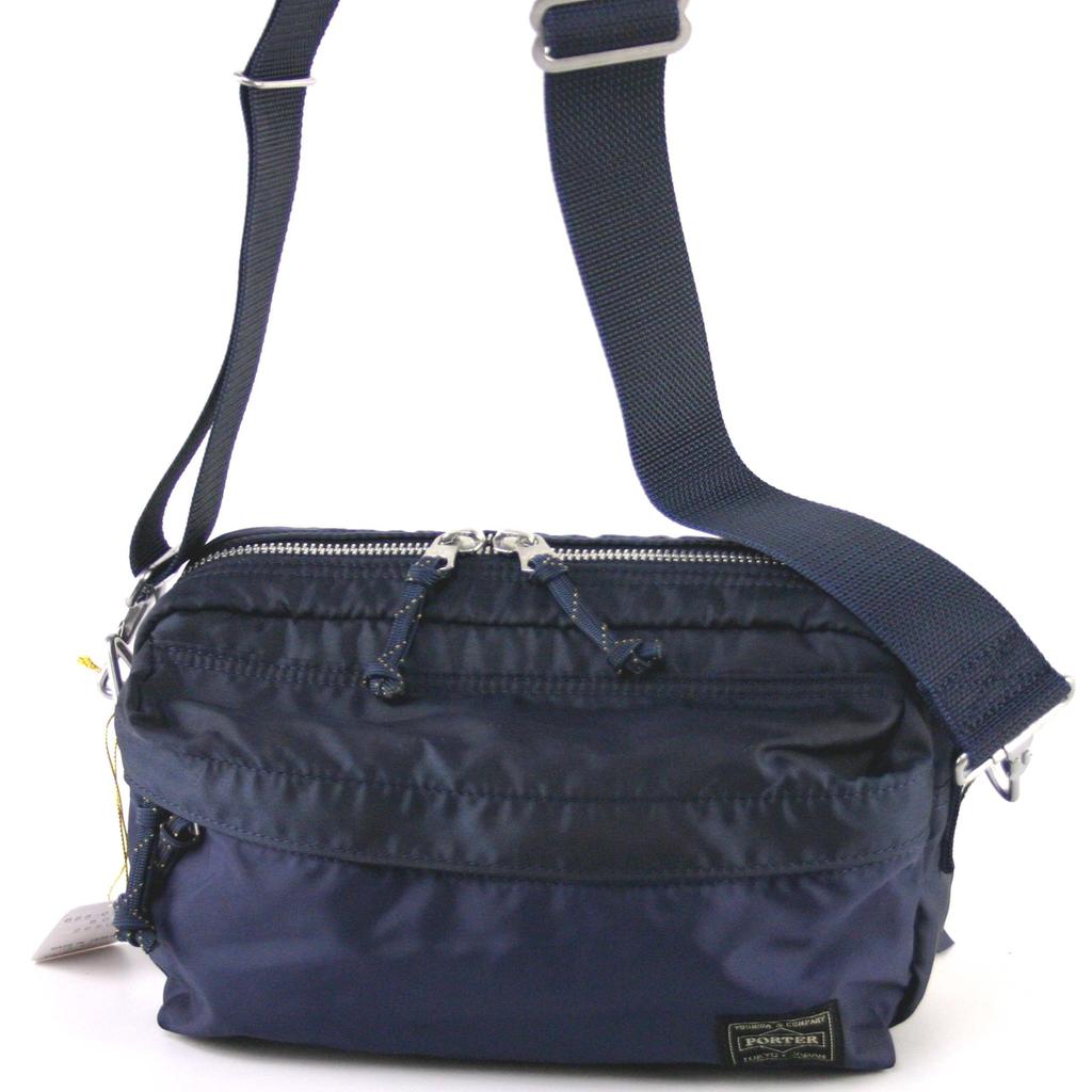 Porter Force 2WAY Waist Bag S Free Size (Navy)