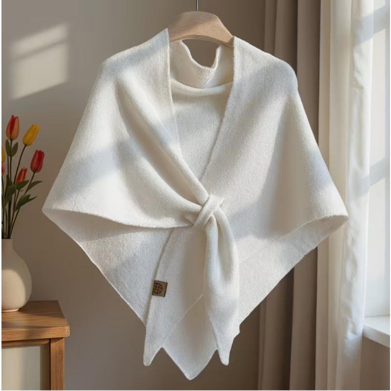 Women S Lazy Warm Triangular Scarf Multi Color Soft Shawl