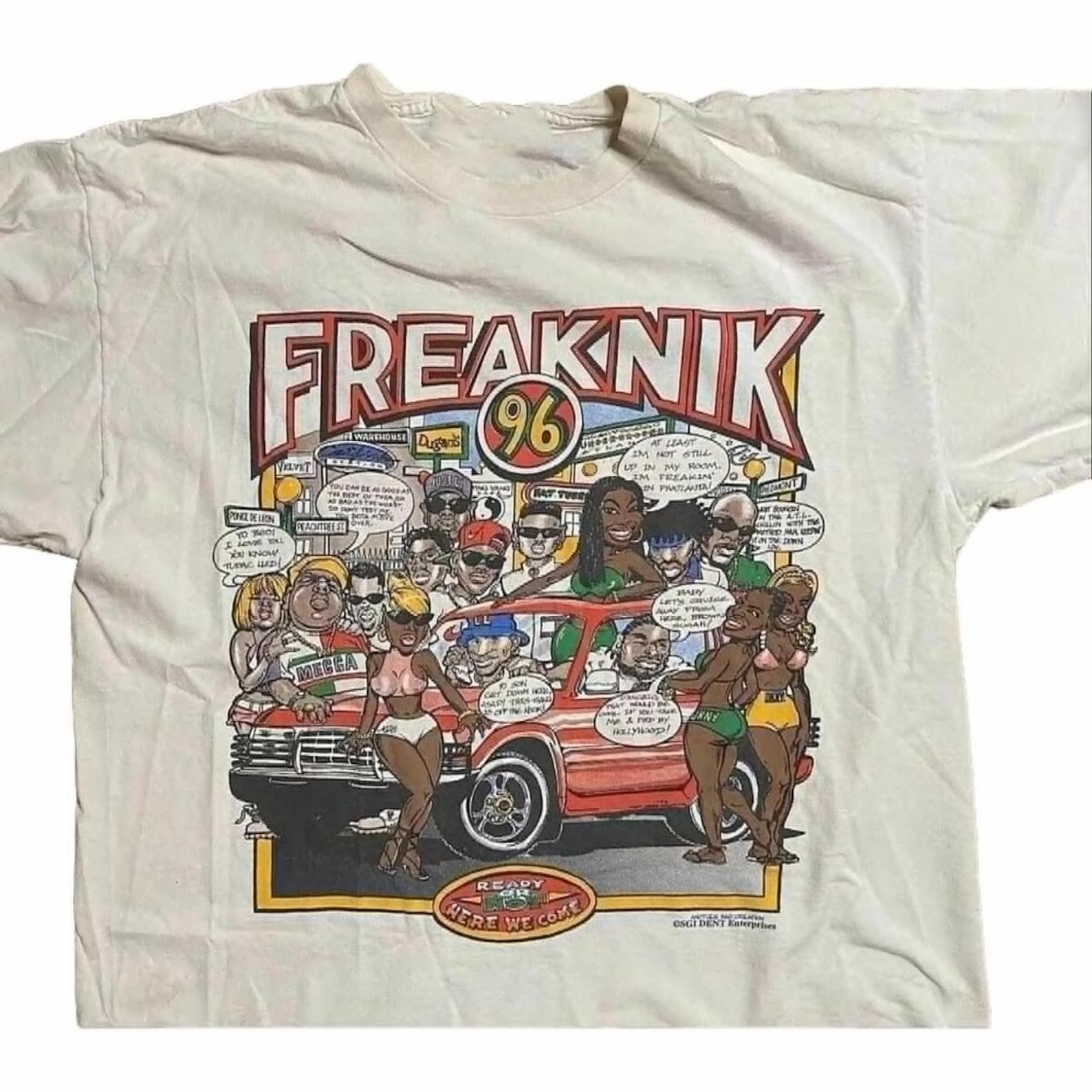 Vintage Freaknik 1999 White T Shirt S