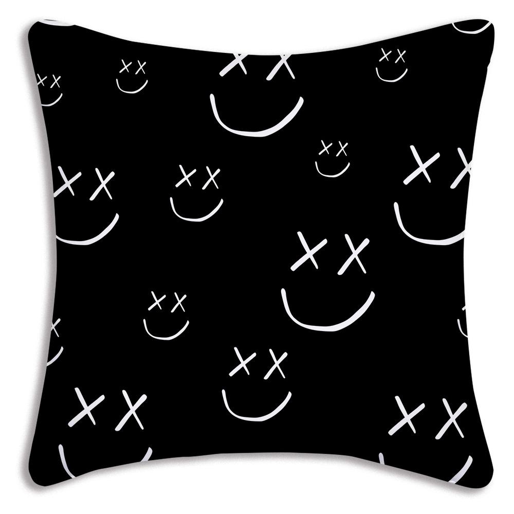 L-Louis Hot Singer T-Tomlinsons Pillow Covers Cartoon Sofa Decorative Home Double-Sided Printing Short Plush Cute Cushion Cover