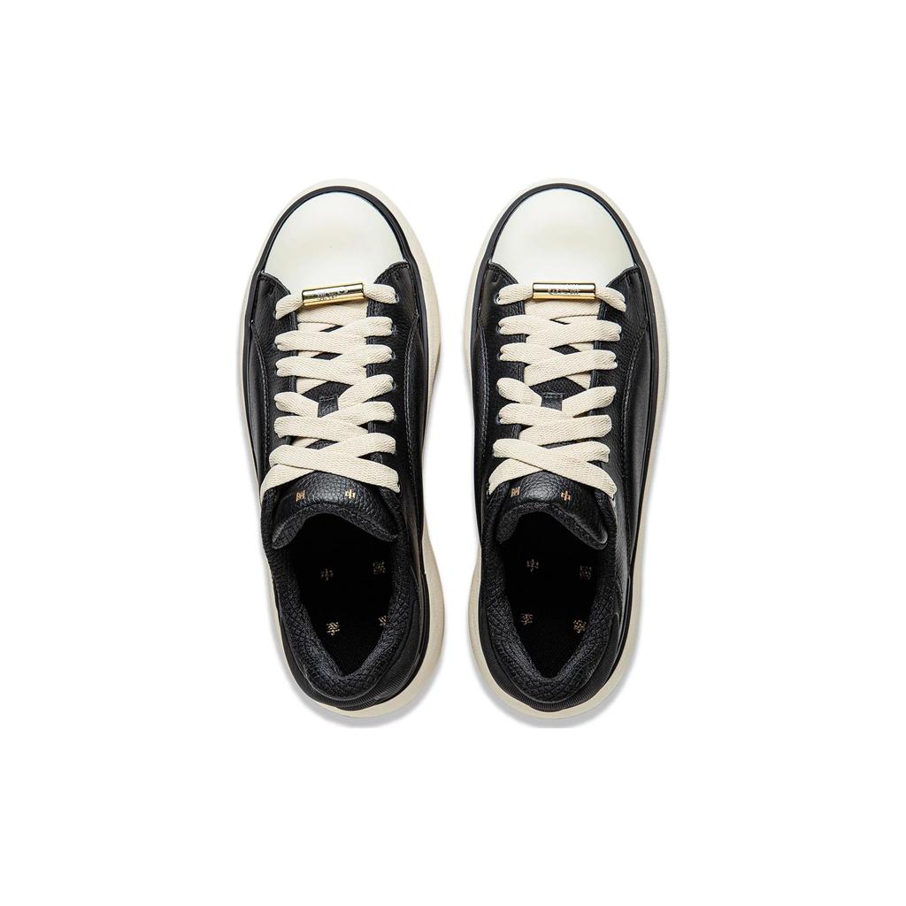 Li Ning Yun You C4D Slip Resistant Abrasion Resistant Low top Casual Shoes Men's Black AZGU037-2