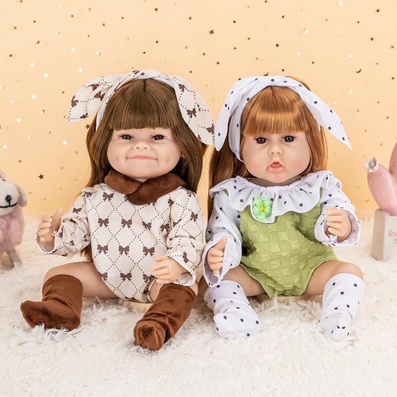 30cm Reborn Doll Simulation Comfort Baby Doll Vinyl Soft Rubber Doll