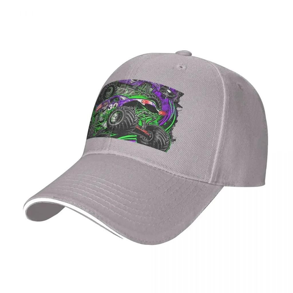 Monster Jam Grave Digger Monster Truck Art Fans Baseball Cap Bobble Hat Rave Beach Outing Hat Men Women's Beach Visor Men's