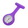10pcs/set Nurses Watch Portable Pin Buckle Plastic Case Watch High Quality Silicone Watch