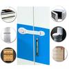 10Pcs Baby Safety Latch Drawer Webbing Safety Lock Multifunctional Protection Cloth Belt Lock Drawer Lock Cabinet Door Locks