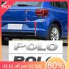 2025 Hot 1pcs 3D ABS POLO Car Letter Emblem Rear Tail Trunk Decals Badge Sticker Decal Styling Auto Accessories For Volkswagen V