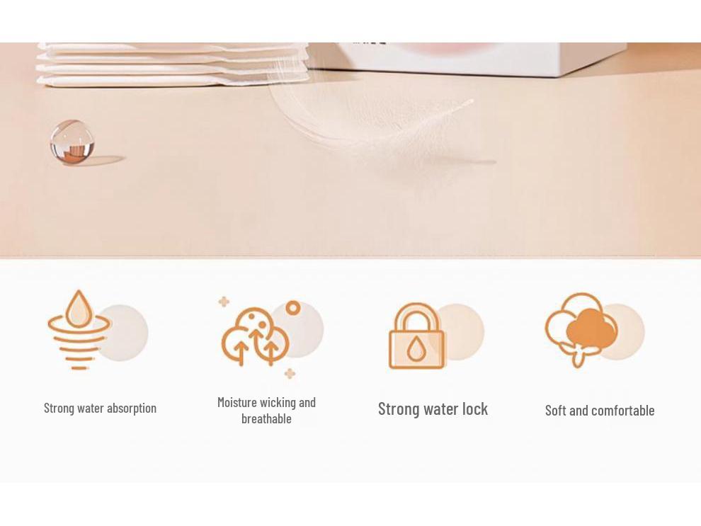 Ultra-Thin Disposable Breast Pads - 100 Pack: Anti-Overflow Nipple Covers for Postpartum Breastfeeding