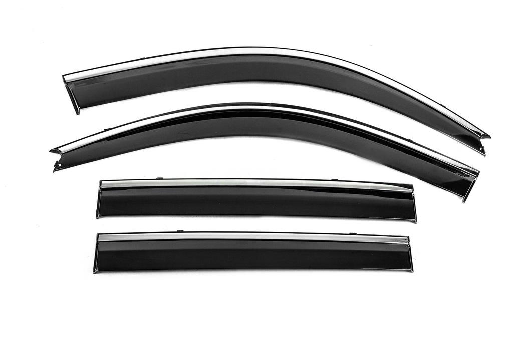 

Ветровики с хромом Niken Luxury (4 шт) для Toyota Land Cruiser Prado 120