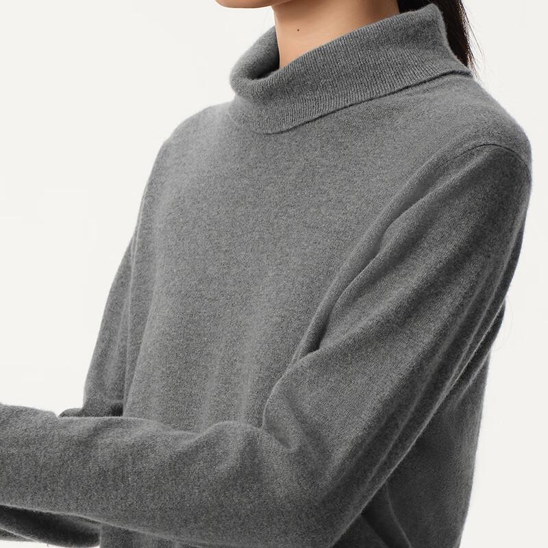 Broadcast Women's Loose-Fit Semi-High Neck Knitted Sweater
