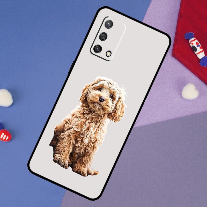 Süße Cockapoo Hund Hülle Für Oppo A17 A60 A40 A80 A16 A76 A96 A98 A58 A78 A18 A38 A57 A74 A54 A94 A15 A5 A6 Pro