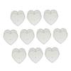 5x 10Pieces Clear Plastic Tealight Cups Cute Candle Mold Wax Containers 25-26s