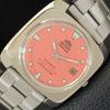 USED VINTAGE ORIENT AUTOMATIC 46941 JAPAN MENS PEACH COLOR DIAL WATCH A702221-5