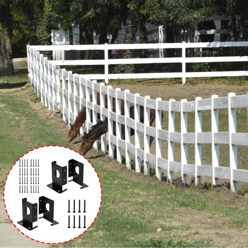 Adjustable Deck Post Anchors Base Brackets Portable Sturdy Reinforced Accessory for Secure Deck Structure Support