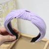 Elegant Knotted Fabric Hairband Women Wide Headband Hair Styling Accessories