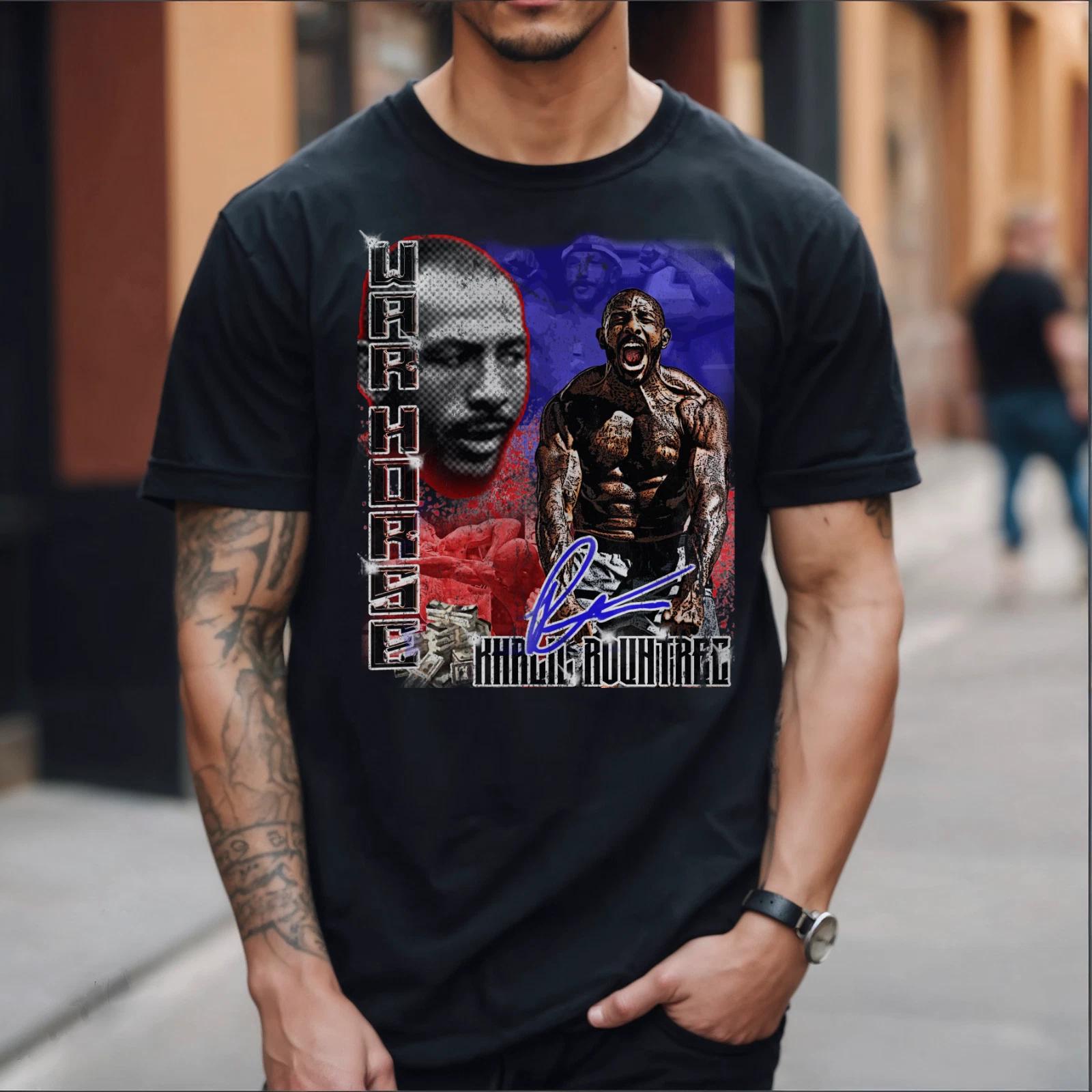 

Khalil Rountree 90s Vintage Bootleg Style T-Shirt, MMA, BJJ, Motivational XL